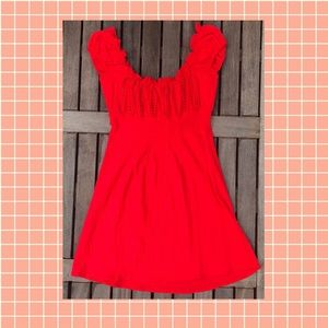 Free People Dresses - Free People Red Summer Dress, Size 4 Free People Dresses - Free People Red Summer Dress, Size 4